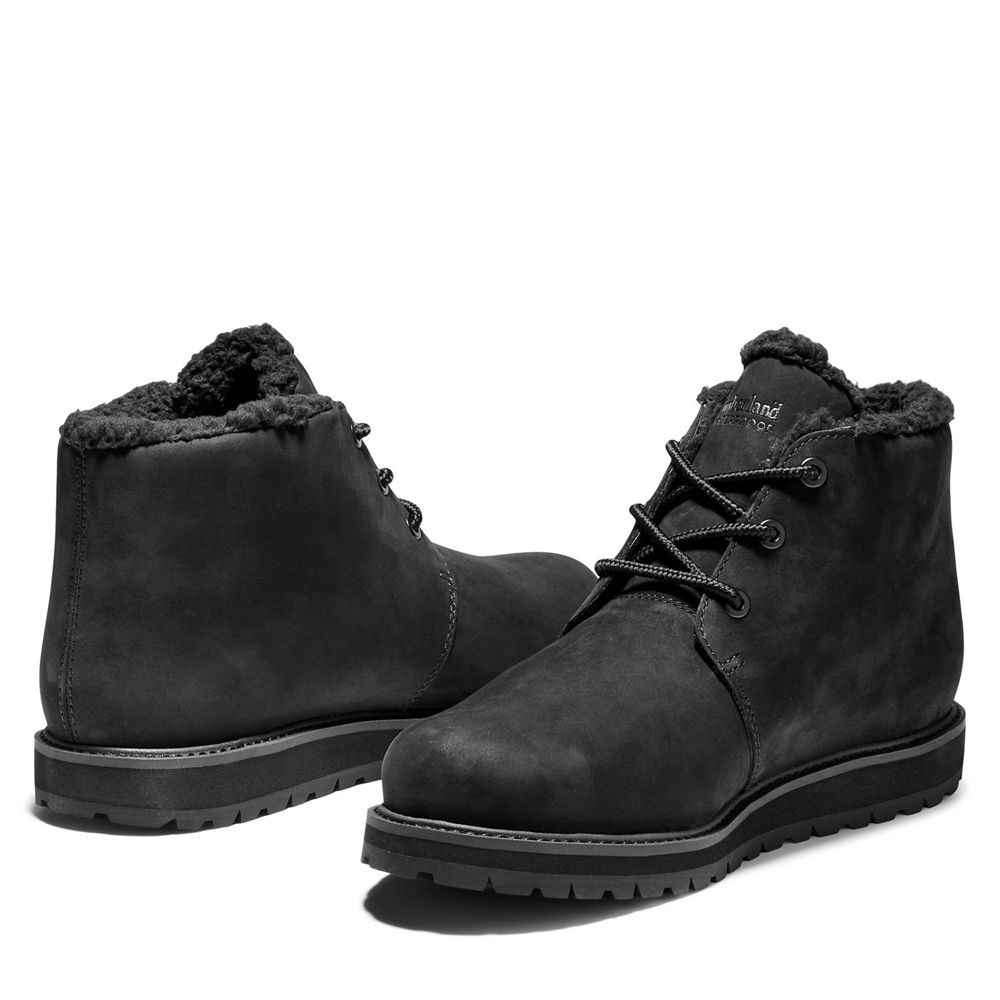 Bocanci Chukka Timberland Barbati Negrii - Richmond Ridge Waterproof - Romania - TQWJRY058